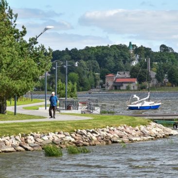 Masčio ežero krantinė