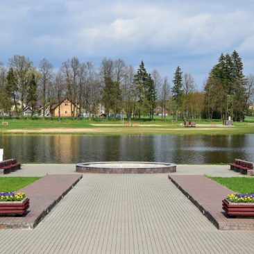 Poilsio zona prie Širvintų tvenkinio