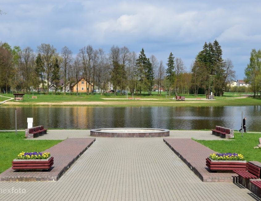 Poilsio zona prie Širvintų tvenkinio